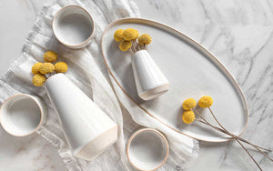 Shop New Arrivals At A Cultivated Living - Featuring The New Stoneware Serveware Collection