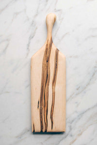 Ambrosia Maple Small Cheese Board - A Handmade Serving Board With A Handle