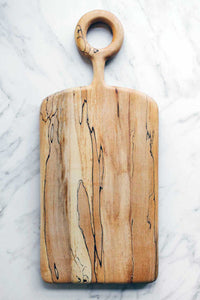 Spalted Maple Large Cheese Board With Handle