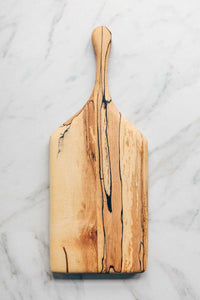 Spalted Maple Medium Cheese Board With Handle