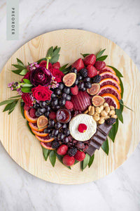 The Valentine's Heart Cheese Board