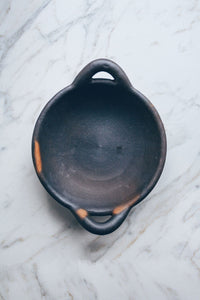 The Burnt Terracotta Serving Bowl - A Handmade Rustic Terracotta Serving Bowl With Handles